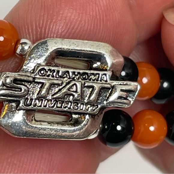 Oklahoma State Stretch Beaded Bracelets Set - Picture 4 of 5